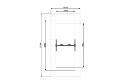 Double Swing (Flat Seat) Playground Equipment