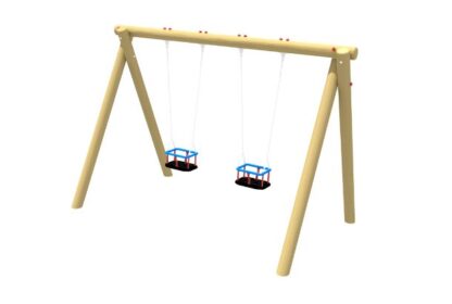 Double Swing Round (Cradle Seat) Playground Equipment