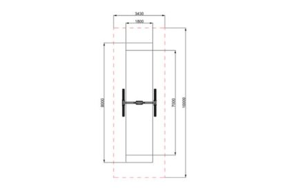 Single Swing (Cradle Seat) Playground Equipment