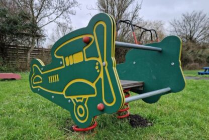 Aeroplane Spring Rider Playground Equipment