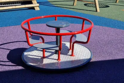 Spinner With Seating Roundabout Playground Equipment