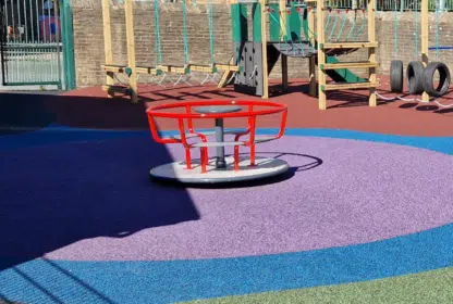 Spinner With Seating Roundabout Playground Equipment