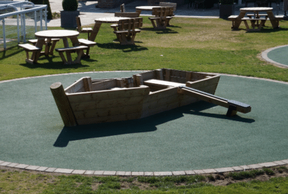 Rowing Boat Roleplay Playground Equipment
