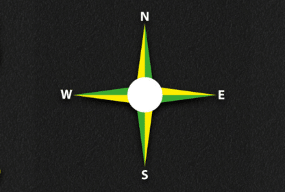 Compass 4 Point Playground Thermoplastic Marking