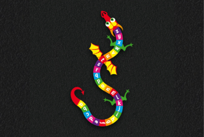 A-Z Dragon Playground Thermoplastic Marking