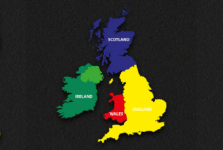 UK Map Playground Thermoplastic Marking