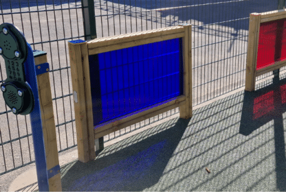 Colour Panel – Blue Sensory Playboard - Playground Equipment