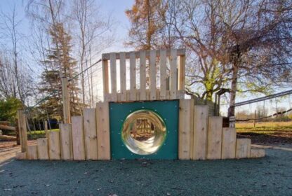 Mound Tunnel inc Slide Playgound Equipment