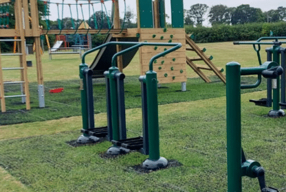 Double Health Walker Outdoor Gym Playground Equiment