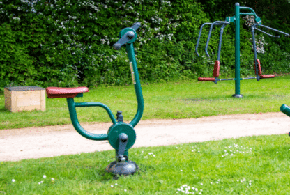 Arm &Amp; Pedal Bicycle Outdoor Gym Playground Equipment