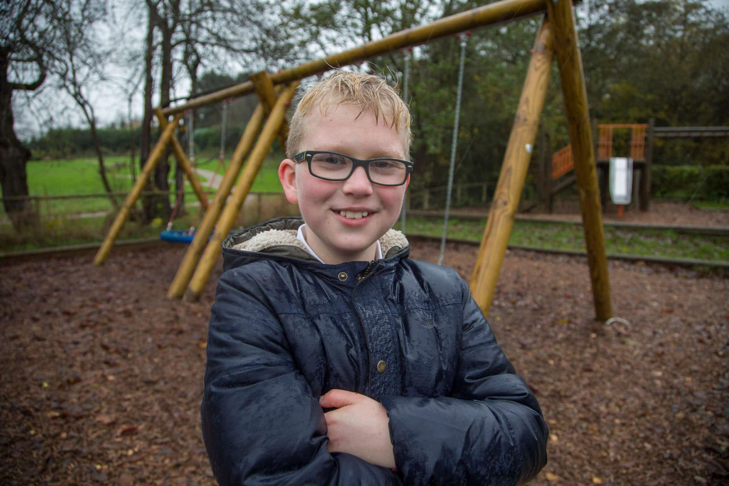 Creative Play..... Jack Roberts, 10 Who Officially Opened The New Playground In Llanferres