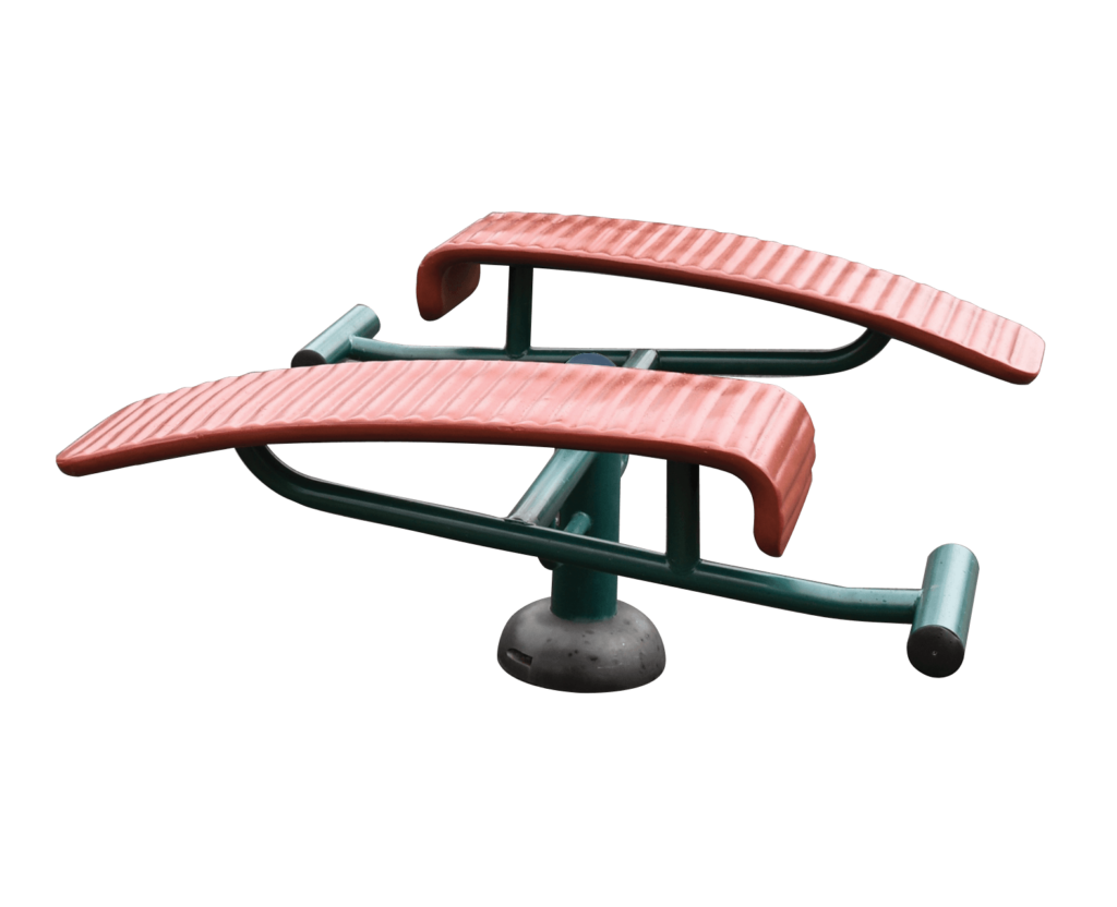 Children's Double Sit Up Bench Playground Equipment Creative Play