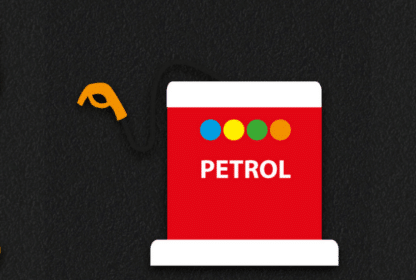 Petrol Pump Playground Thermoplastic Marking