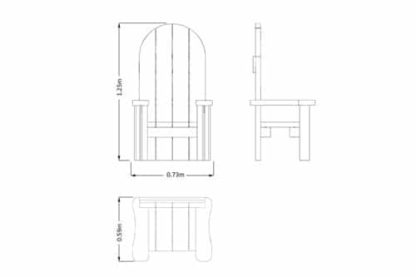 Cp058 Plan | Childs Storytelling Chair | Creative Play