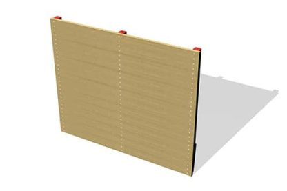 Cp067A Render | Timber Kick Board (2.4M X 2M) | Creative Play