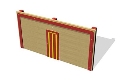 Cpo67B Render | Timber Kick Board With Trim (2M X 1M) | Creative Play