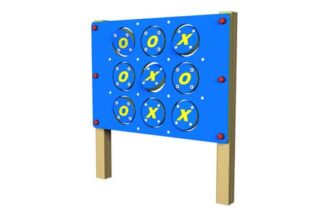 Noughts and Crosses Activity board Red