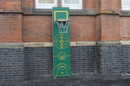 Basketball Hoop With Target Area Green