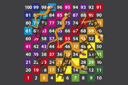 Pm101 | 1-100 Snakes And Ladders [Half Solid] | Creative Play