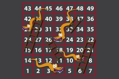 Pm103 | 1-49 Snakes And Ladders [Outline] | Creative Play