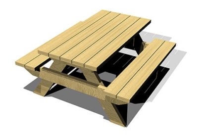 Pt105 Render | Picnic Table (1.4M) | Creative Play