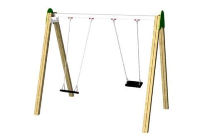 Duo Timber Framed Swings