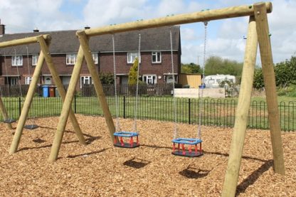 S102 R 3 | Double Swings Round (Cradle Seat) | Creative Play