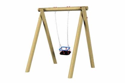 S114 R Render | Single Cradle Swing - Round | Creative Play