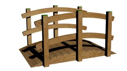 Sg007 Render | Timber Bridge | Creative Play