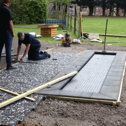 Kids Tramp In-Ground Trampoline Track - Image 4