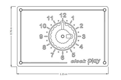 Wp101A Plan | Wall Clock (Post Mounted) | Creative Play