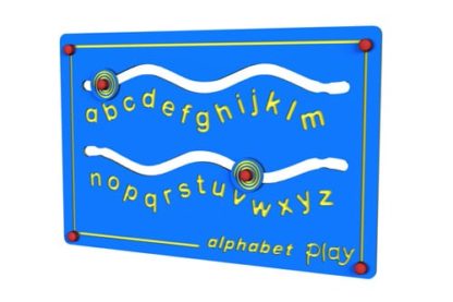 Wp107 Render | Alphabet Slider (Wall Mounted) | Creative Play