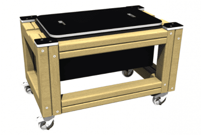 Wsp205 Render | Sand &Amp; Mud Play Tray On Wheels (With Lid) | Creative Play