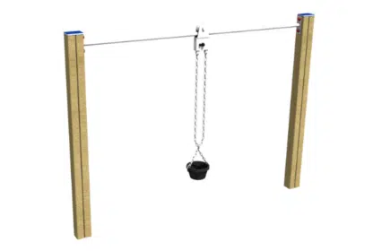 Wsp208 Render | Water &Amp; Sand Play Crane With Bucket And Pulley | Creative Play