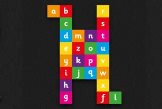 Alphabet Grid Solid (2.4m x 1.8m)