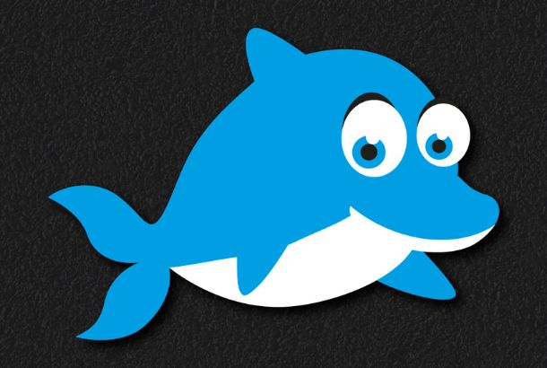 Dolphin (1M) Dolphin Thermoplastic Playground Marking