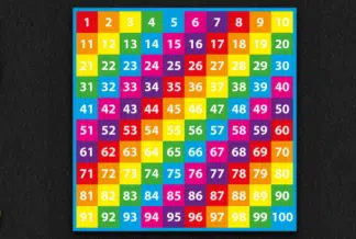 1-100 Number Grid 2 (3m x 3m)