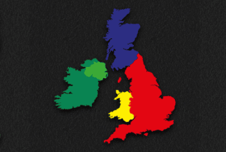 Map of UK and Ireland (3m)