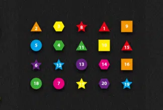 Numbered Shapes 1-20