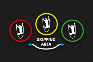 Set of 3 Skipping Rings (1m Diameter)