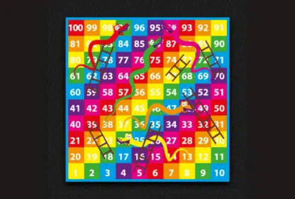 Snakes &Amp; Ladders 1 - 100 Solid