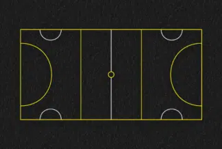 Netball Court w/ Mini Football 30m x 15