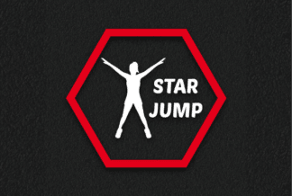 Star Jump Playground Thermoplastic Marking