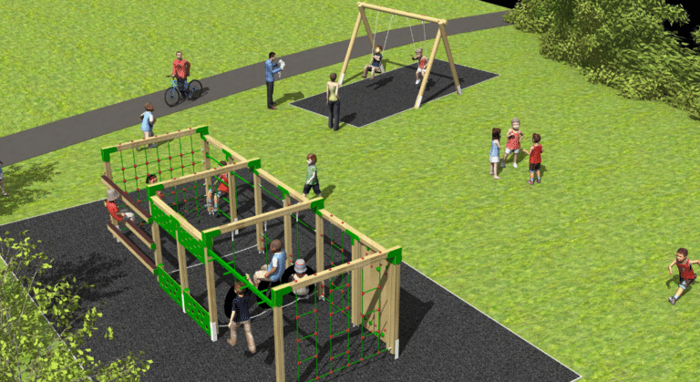 Mersey Climbing Frame And Swings Playground Equipment Design