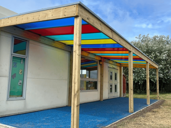 Caergeiliog playground shelter