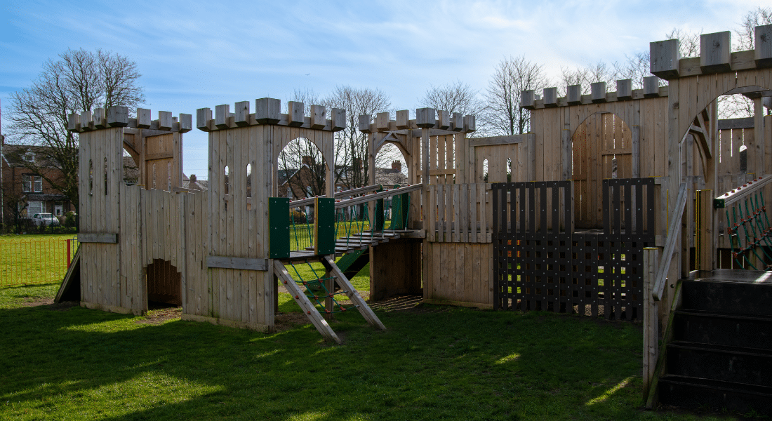 Bespoke Castle Tower Playground Equipment