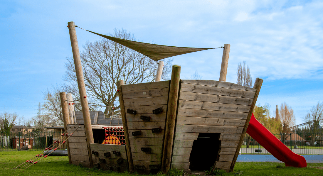 Pirate Ship Midi Playground Equipment
