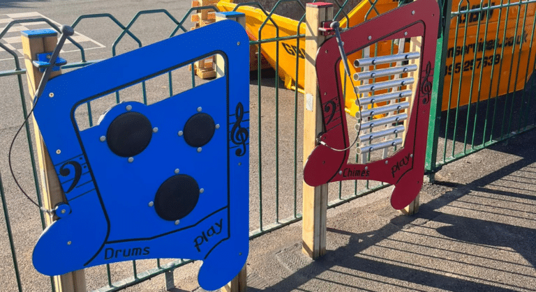 Drums And Chimes Music Playboard Playground Equipment