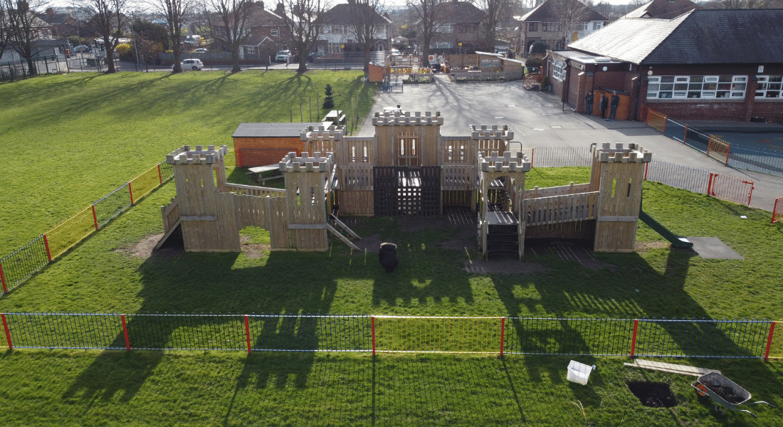 Bespoke Castle Tower Playground Equipment