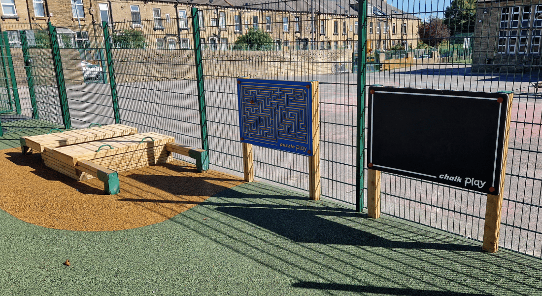 Blackboard, Maze Activity Board, Timber Sandbox Playground Equipment